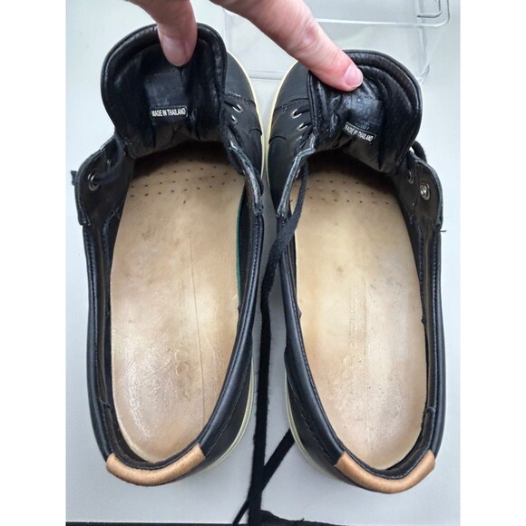 ECCO Soft 7 Craze Mens Casual Low Top Sneakers Black Leather Size 45 US 11 - Picture 5 of 10